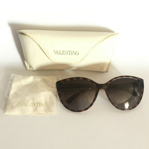 Valentino Accessories - Valentino V607S Brown Multi Scalloped Sunglasses